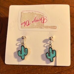 NWT Cactus Dangle Earrings